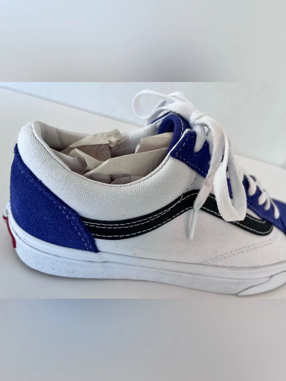 Vans Style 36 Retro Sport Sneakers in Royal Blue and True White
